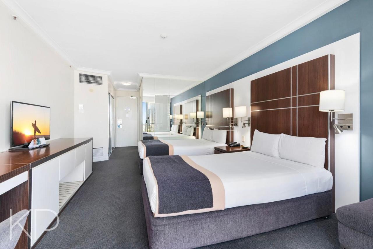 Hotel Apartments On 22 View Avenue, Surfers Paradise Guldkusten Exteriör bild