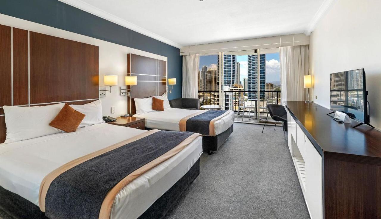 Hotel Apartments On 22 View Avenue, Surfers Paradise Guldkusten Exteriör bild
