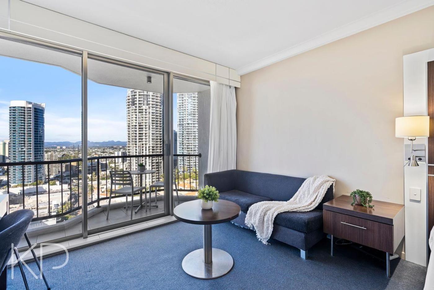 Hotel Apartments On 22 View Avenue, Surfers Paradise Guldkusten Exteriör bild